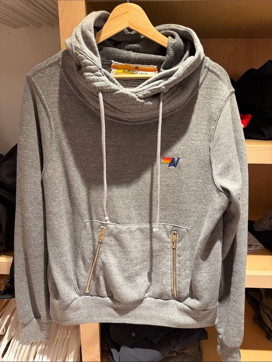 Aviator Nation Tops - Aviator Nation Ninja Hoodie Gray Medium Like New